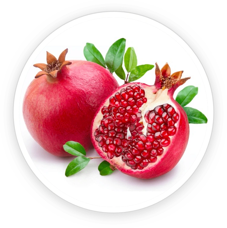 Pomegranate Extract – maintains healthy blood flow and testosterone levels
