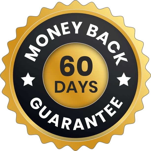 Prostadine 60-day money-back guarantee badge